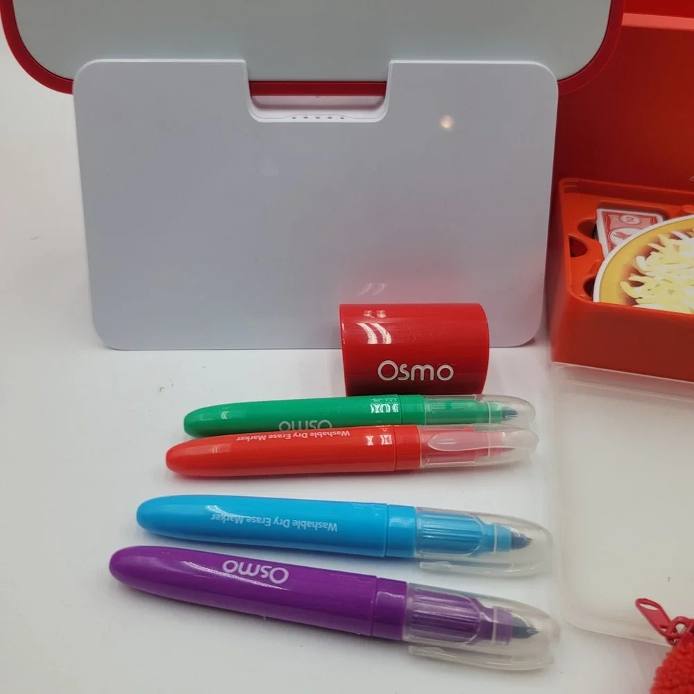 Osmo Pizza Co and Creative Starter Kit for iPad Learning Game Bundle Red White